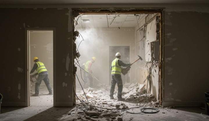 demolition cloison