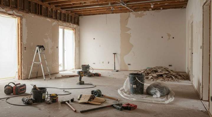 demolition murs interieurs